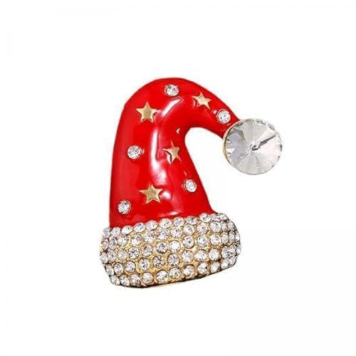 Qianly 6x Mode Weihnachten Brosche Revers Brosche Tuch Dekorative Accessoires Schmuck Kleidung Abzeichen Broschen für Kleider Taschen Anzüge Kleidung Dekorat von Qianly