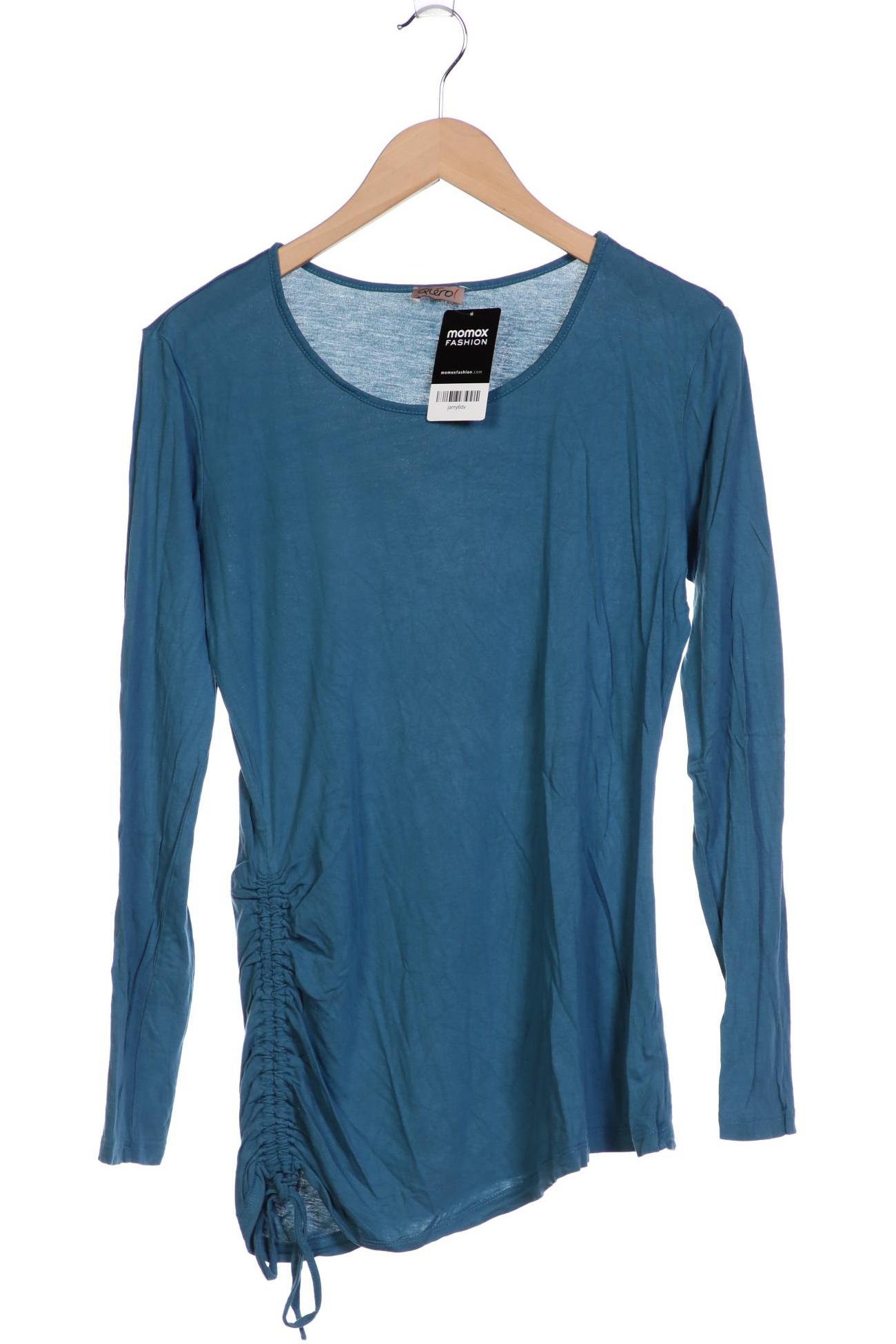 Qiero Damen Langarmshirt, blau, Gr. 40 von Qiero