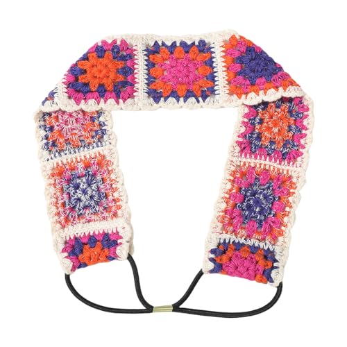 Florales Stirnband, Kopftuch, gestrickt, florale Kopfbedeckung für den Außenbereich, Blumenmuster, kreativer Cottagecore-Haarschal Florales Stirnband, Kopftuch, gestrickt, florale Kopfbedeckung für den Außenbereich, Blumenmuster, kreativer Cottagecore-Haarschal von Qsvbeeqj