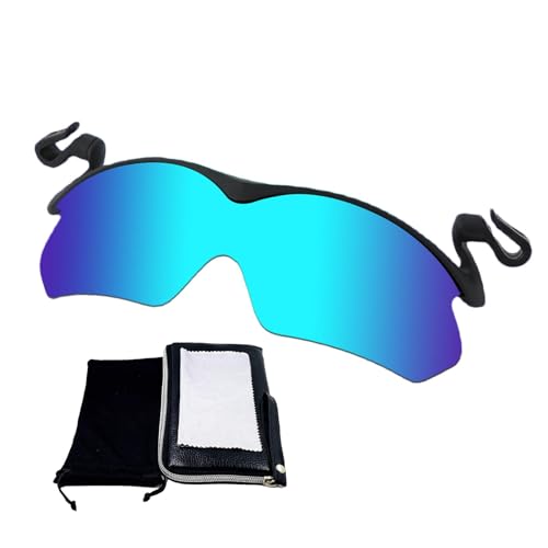 Stilvolle Herren-Sonnenbrille, Clip-Cap-Sportsonnenbrille, Clip-On-Sonnenbrille, ultraleichte Clip-On-Sport-Sonnenbrille, perfekte stilvolle randlose Brille für Outdoor-Sport, Radfahren, Fahren, Laufe von Quaeetyu