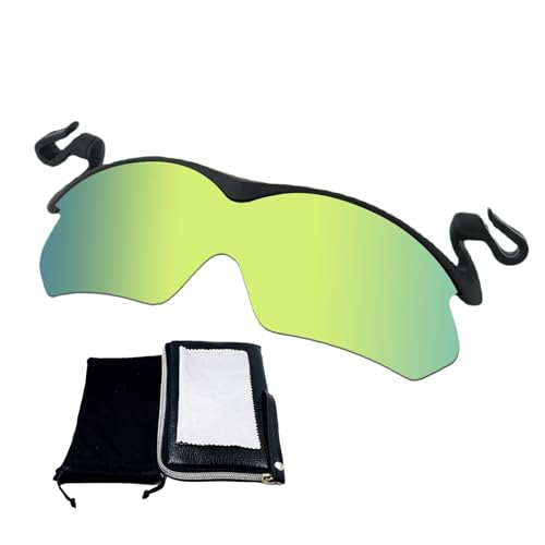 Stilvolle Herren-Sonnenbrille, Clip-Cap-Sportsonnenbrille, Clip-On-Sonnenbrille, ultraleichte Clip-On-Sport-Sonnenbrille, perfekte stilvolle randlose Brille für Outdoor-Sport, Radfahren, Fahren, Laufe von Quaeetyu