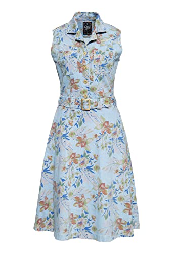 Queen Kerosin Damen Denim Kleid Workwear Kleid Hawaii Kleid Jeanskleid Vintage Kleid Swingkleid 50S Style Rockabilly Hawaii Queen Kerosin Damen Denim Kleid Workwear Kleid Hawaii Kleid Jeanskleid Vintage Kleid Swingkleid 50S Style Rockabilly Hawaii von Queen Kerosin