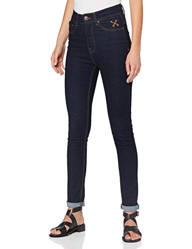 Queen Kerosin Damen High Waist Slim Fit Jeans Im 5-Pocket-Design Betty von Queen Kerosin