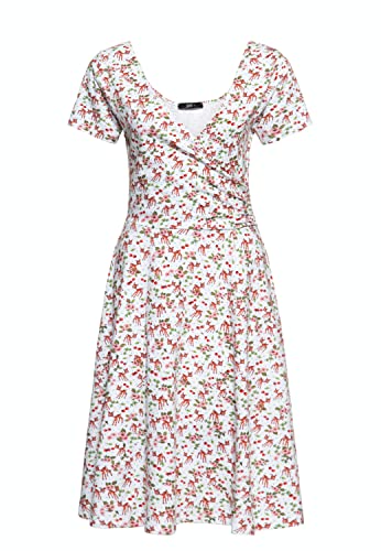 Queen Kerosin Damen Swing Kleid Classic Black Sommerkleid All-Over-Print 50S 40S 60S Black Dress Vintage Rockabilly Rockabella Queen Kerosin Damen Swing Kleid Classic Black Sommerkleid All-Over-Print 50S 40S 60S Black Dress Vintage Rockabilly Rockabella von Queen Kerosin