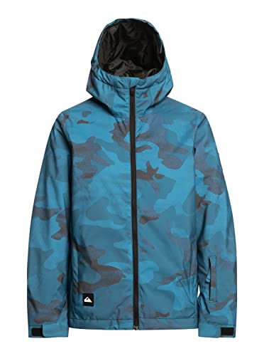 Quiksilver Mission Printed - Funktionelle Schneejacke für Jungen Blau von Quiksilver