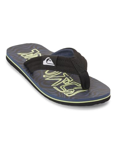 Quiksilver Molokai Layback II Youth Sandale, Black/Green/Blue, 31 EU von Quiksilver