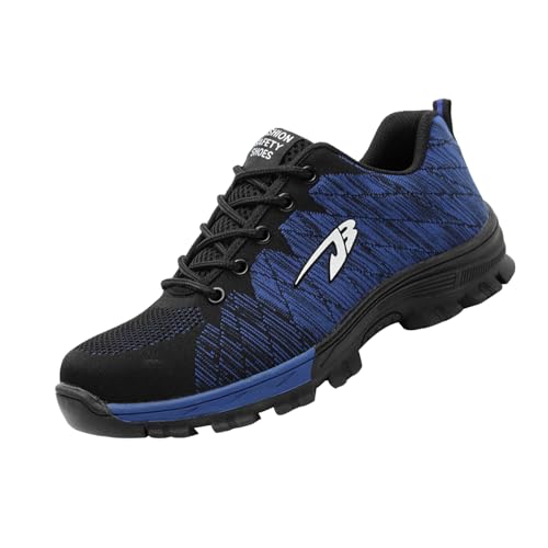 Sicherheitsschuhe Herren,Cushion Safety Toe Athletischer Arbeitsschuh für Industrie und BAU,Blue▁37 von Quiteyan