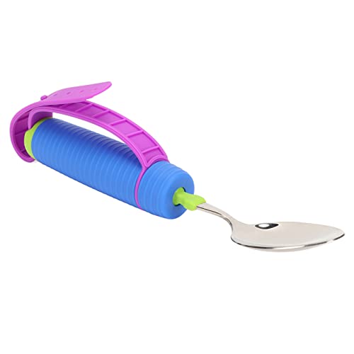 Qukaim Behinderte Esslöffel Ältere Hilfslöffel, 360° Flexibler Rotationskopf, Sichere Praktische Esshilfe für Behinderte, Ideal für den Heimgebrauch, Ergonomisches Design, Leicht Qukaim Behinderte Esslöffel Ältere Hilfslöffel, 360° Flexibler Rotationskopf, Sichere Praktische Esshilfe für Behinderte, Ideal für den Heimgebrauch, Ergonomisches Design, Leicht von Qukaim