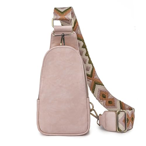 Damen Mode Hüfttasche Stilvolle Brusttasche Damentasche, Pink, Classic Damen Mode Hüfttasche Stilvolle Brusttasche Damentasche, Pink, Classic von Qurlon