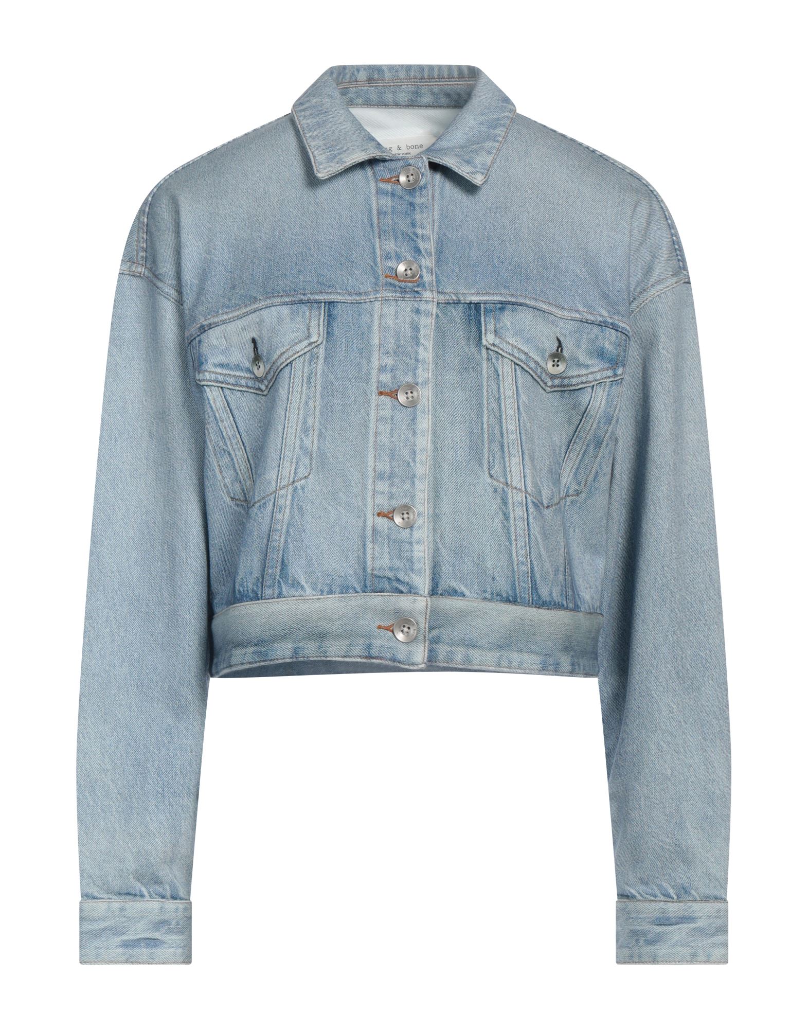 RAG & BONE Jeansjacke/-mantel Damen Blau von RAG & BONE