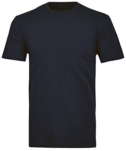 RAGMAN Herren T-Shirt 2er Pack Rundhals, Marine, 3XL von RAGMAN
