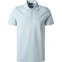 RAGMAN Herren Polo-Shirt blau Baumwoll-Piqué von RAGMAN