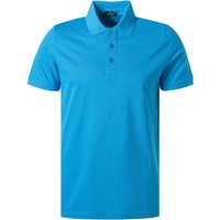 RAGMAN Herren Polo-Shirt blau Baumwoll-Piqué von RAGMAN