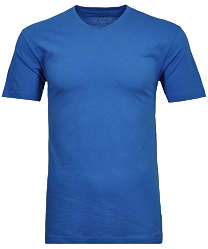 Ragman Herren T-Shirt V-Ausschnitt Single-Pack 3XL, Blau-718 von RAGMAN