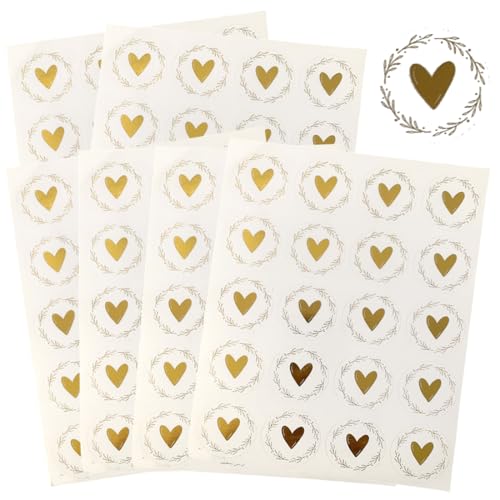 RAXLUPO 120 Pcs 3,5 cm Herz Wachssiegel Selbstklebend Gold Briefumschlag Aufkleber Umschlagaufkleber Siegelaufkleber für Umschlag Postkarte Einladung Grußkarte Dekoration Hochzeit RAXLUPO 120 Pcs 3,5 cm Herz Wachssiegel Selbstklebend Gold Briefumschlag Aufkleber Umschlagaufkleber Siegelaufkleber für Umschlag Postkarte Einladung Grußkarte Dekoration Hochzeit von RAXLUPO