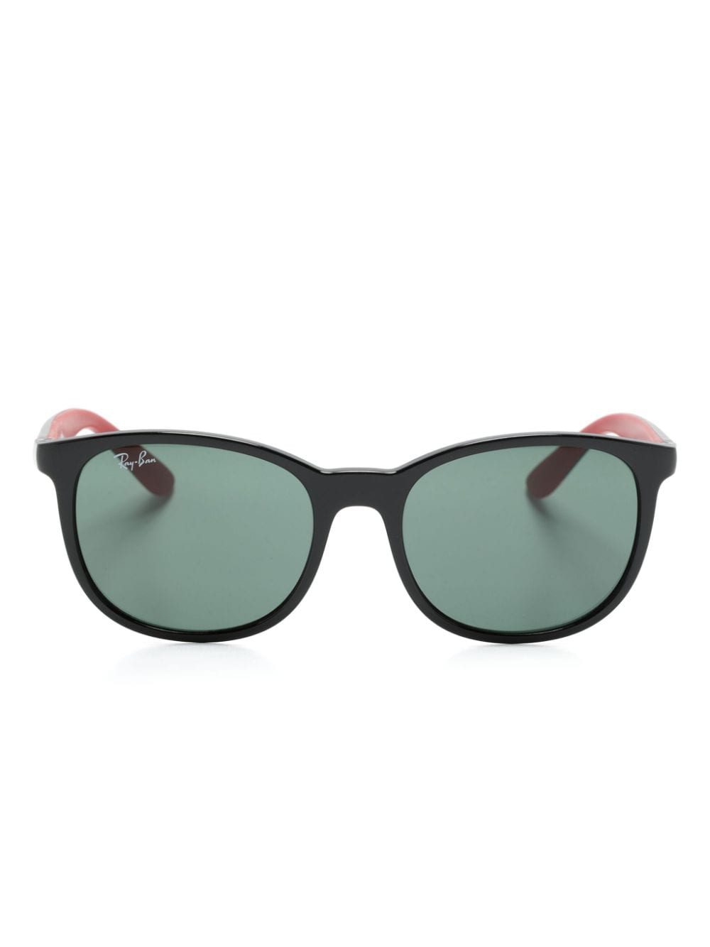 RAY-BAN JUNIOR Sonnenbrille mit eckigem Gestell - Schwarz von RAY-BAN JUNIOR