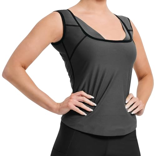 RDX Frauen Sauna Shirt Sauna Weste Schwitzanzug Frauen Body Shaper Workout Hot Tank Top Bauch Abnehmen Shapewear RDX Frauen Sauna Shirt Sauna Weste Schwitzanzug Frauen Body Shaper Workout Hot Tank Top Bauch Abnehmen Shapewear von RDX