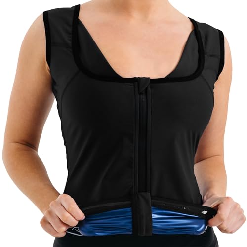 RDX Frauen Sauna Shirt Sauna Weste Schwitzanzug Frauen Body Shaper Workout Hot Tank Top Bauch Abnehmen Shapewear RDX Frauen Sauna Shirt Sauna Weste Schwitzanzug Frauen Body Shaper Workout Hot Tank Top Bauch Abnehmen Shapewear von RDX