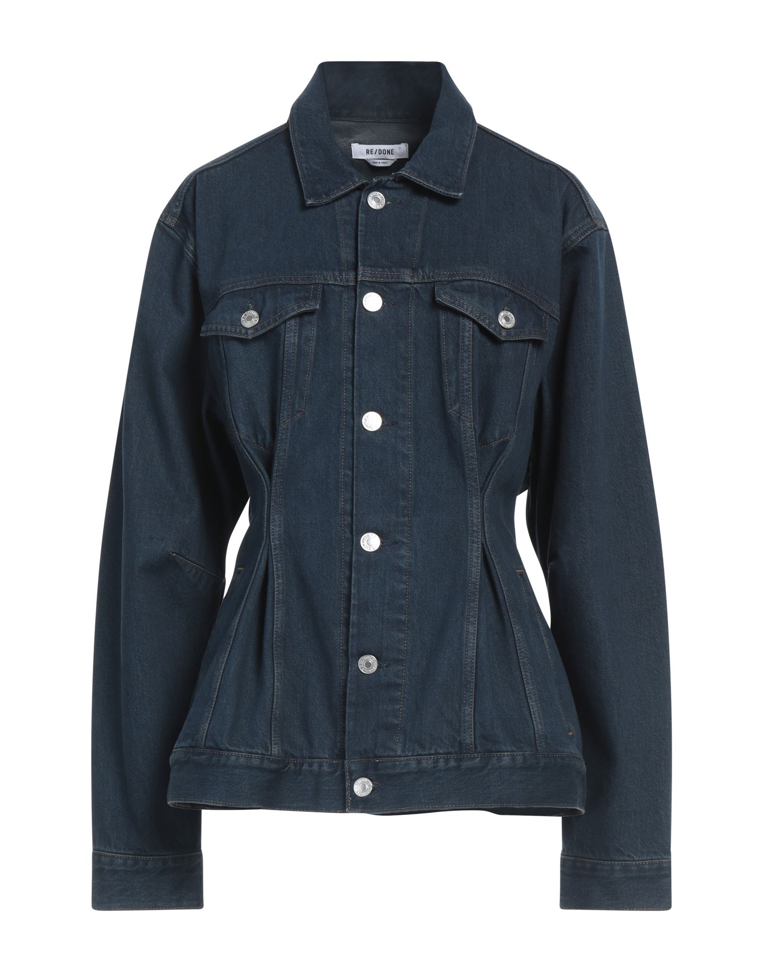 RE/DONE Jeansjacke/-mantel Damen Blau von RE/DONE