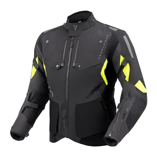 REBELHORN Hiker IV Motorradjacke Herren | Textil | Ellbogen und Schulterprotektoren Stufe 2 | Herausnehmbares In & Out Membran | 2 Belüftungspaneele | 4 Belüftungskanäle REBELHORN Hiker IV Motorradjacke Herren | Textil | Ellbogen und Schulterprotektoren Stufe 2 | Herausnehmbares In & Out Membran | 2 Belüftungspaneele | 4 Belüftungskanäle von REBELHORN