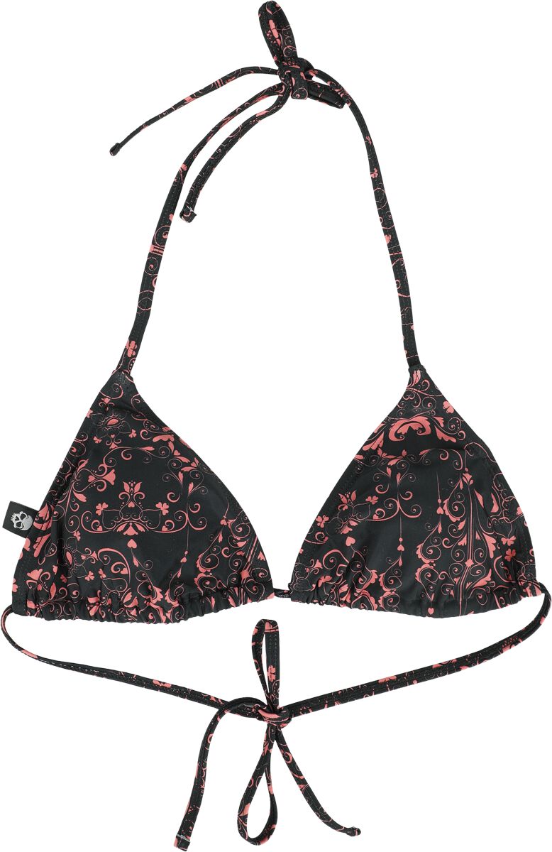 RED by EMP Bikini Top With Alloverprint Bikini-Oberteil schwarz in M von RED by EMP