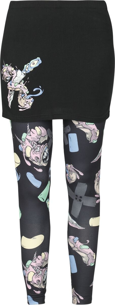 RED by EMP Leggings with Monster-Donut Print Leggings schwarz in M RED by EMP Leggings with Monster-Donut Print Leggings schwarz in M von RED by EMP