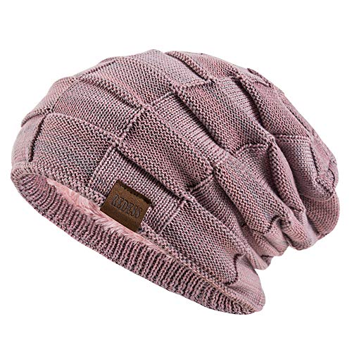 REDESS Beanie Mütze für Herren und Damen Winter Warme Mützen Stricken Slouchy Thick Skull Cap von REDESS