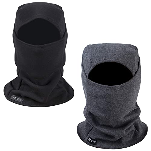 REDESS Warme Fleece Sturmhaube Winddichte Skimaske Kaltes Wetter Gesichtsmaske Motorrad Sturmhaube Kapuze Wärmer Wintersport Mütze von REDESS