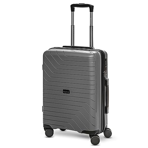 REDOLZ Hartschalen Kabinen-Koffer | Kleiner Trolley 38 x 20 x 55 cm aus hochwertigem, leichtem Polypropylen Material | 4 Doppelrollen & TSA-Schloss für Damen & Herren (Essentials 05) von REDOLZ