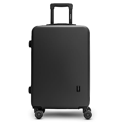 REDOLZ mittelgroßer Hartschalen Check-in Koffer | Trolley 44 x 25 x 67 cm aus hochwertigem ABS Material | Ultra-leicht nur 3,29 kg für Damen & Herren | 4 Doppelrollen & TSA-Schloss (Essentials 09) von REDOLZ