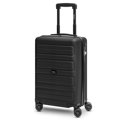 REDOLZ Kleiner Hartschalen Kabinen-Koffer | Cabin-Trolley 38 x 21 x 55 cm aus hochwertigem ABS Material | Ultra-leicht nur 2,74 kg für Damen & Herren | 4 Doppelrollen & TSA-Schloss (Essentials 08) von REDOLZ