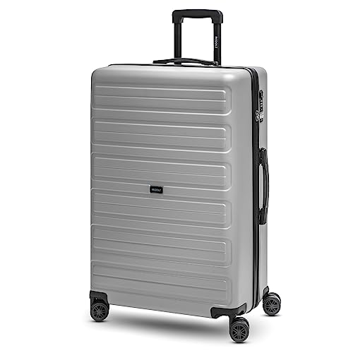 REDOLZ großer Hartschalen Check-in Koffer | XL Trolley 53 x 26 x 75 cm aus hochwertigem ABS Material | Ultra-leicht nur 4,32 kg für Damen & Herren | 4 Doppelrollen & TSA-Schloss (Essentials 08) von REDOLZ