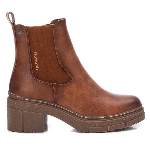 REFRESH Damen 170997 Stiefelette, Camel, 38 EU von REFRESH