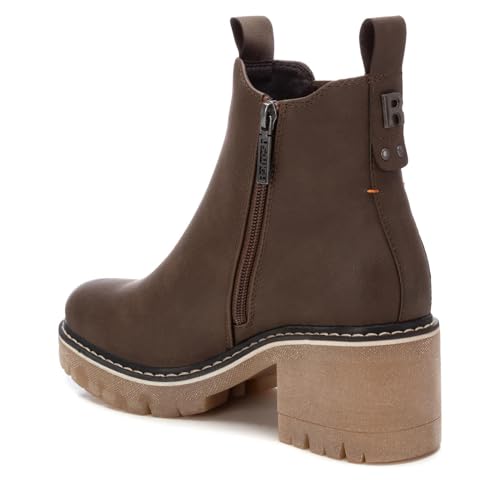 REFRESH Damen Booties Stiefelette, Taupe, 40 EU von REFRESH