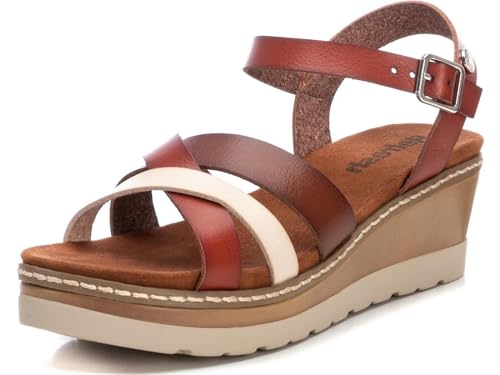 REFRESH Damen 171785 Sandale, Camel, 37 EU von REFRESH