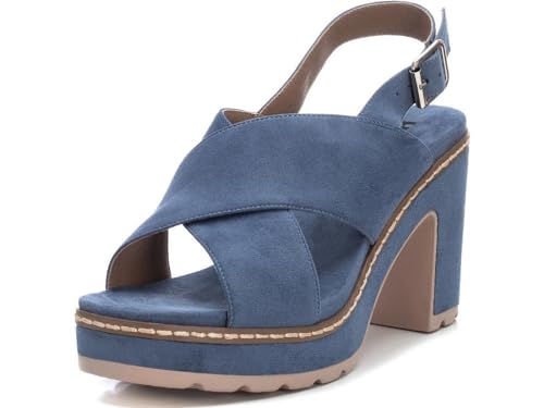 REFRESH Damen-Sandalen mit Schnallenverschluss, Blau, Größe 37, Jeans, 36 EU von REFRESH