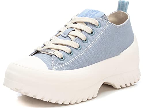 REFRESH - Damen-Sneaker mit Kordelzug, Farbe: Weiß, Größe: 37, Jeans, 37 EU von REFRESH