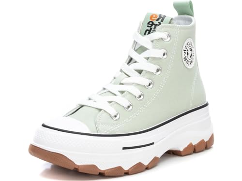 REFRESH - Damen-Sneaker mit Reißverschluss, Farbe: Grün, Größe: 39 von REFRESH