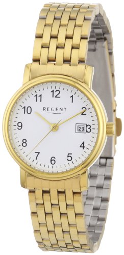 Regent Damen-Armbanduhr XS Analog Edelstahl beschichtet 12210874 von REGENT