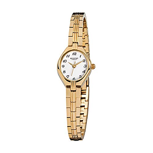 Regent elegante Uhr für Damen Blockband 6829.39.99 von REGENT