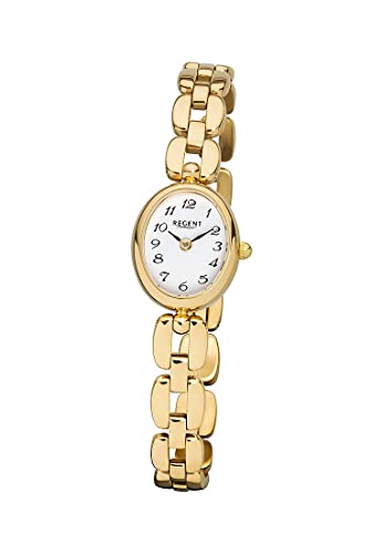 REGENT Damen-Uhren Analog Quarz One Size Gold 32018678 von REGENT