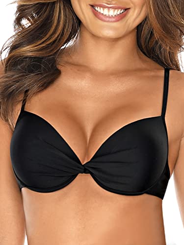 RELLECIGA Damen Bügel-Bikinioberteil, Schwarz, XL von RELLECIGA