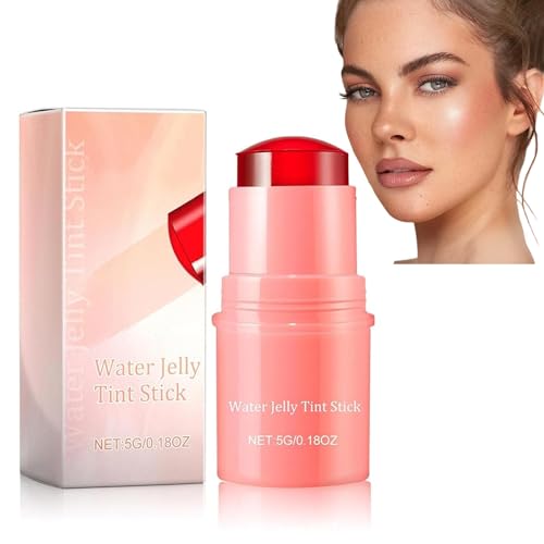 Milk Cooling Water Jelly Tint, 2 In 1 Milk Jelly Blush, Hydrating Cheek Stick Makeup Tool, Milk Jelly Tint Long-Lasting Sheer Lip And Cheek Stain For Women von RENTANAC