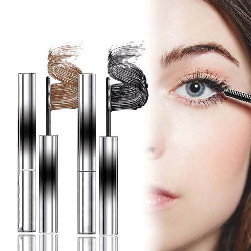 Olivia Blaire, Olivia Blaire Iron Wand Mascara, 3d Curling Eyelash Iron Mascara, Bristleless Metal Rod Mascara, Iron Wand Mascara, Waterproof, Flake Proof, Long Lasting von RENTANAC