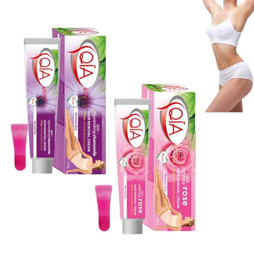 Qia Hair Removal Cream, Qia Hair Removal Cream For Men And Women, Remove Hair On Arms, Intimate Hair Removal Cream, Qia Hair Removal Cream For Face Armpits And Legs Private Parts von RENTANAC