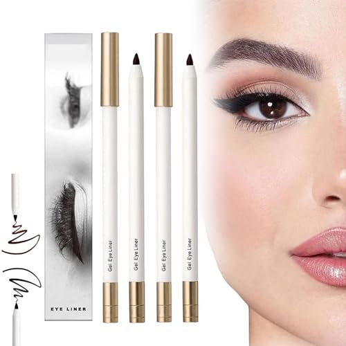 Ripobserve Eyeliner, Eye Line Waterproof Eye Pencil, Non-Smudging Waterproof Long-Lasting Eyeliner Pencil, Extra Fine Eyeliner With Sharpener, Matte Eyeliner Waterproof von RENTANAC