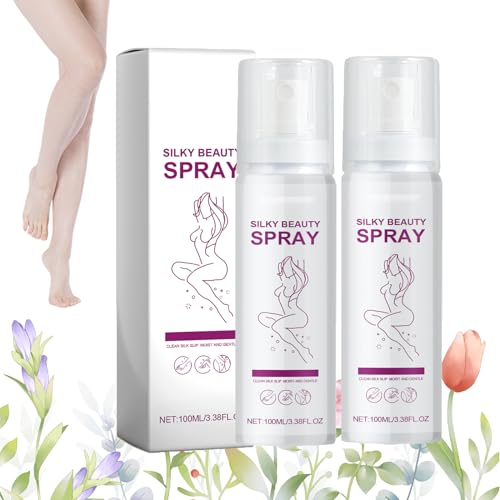 Silky Beauty Spray Depilador, Silky Beauty Spray Hair Remover, Body Hair Removal Foam Spray, Instant Hair Removal Spray for Men & Women von RENTANAC