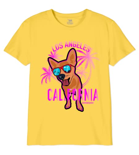 REPUBLIC OF CALIFORNIA Mädchen Girepczts051 T-Shirt, gelb, 6 Jahre von REPUBLIC OF CALIFORNIA