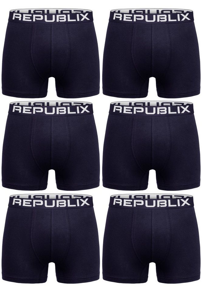 REPUBLIX Boxershorts 2. DON (6er-Pack) Herren Baumwolle Männer Unterhose Unterwäsche von REPUBLIX