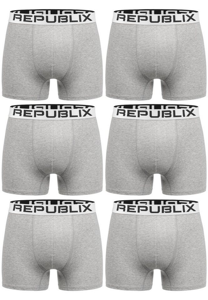 REPUBLIX Boxershorts 2. DON (6er-Pack) Herren Baumwolle Männer Unterhose Unterwäsche von REPUBLIX